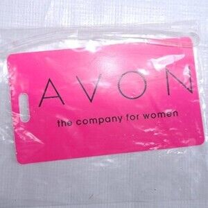 Bundle Only Avon Luggage Travel Bag Tote Tag Bright Hot Pink New Plastic
